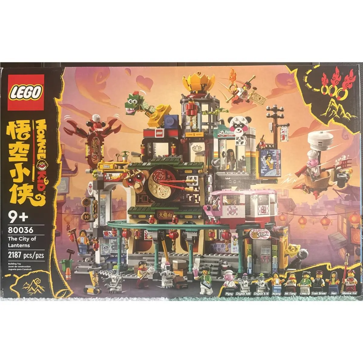 Lego Monkie Kid: The City of Lanterns 80036 2187 Pcs. Box