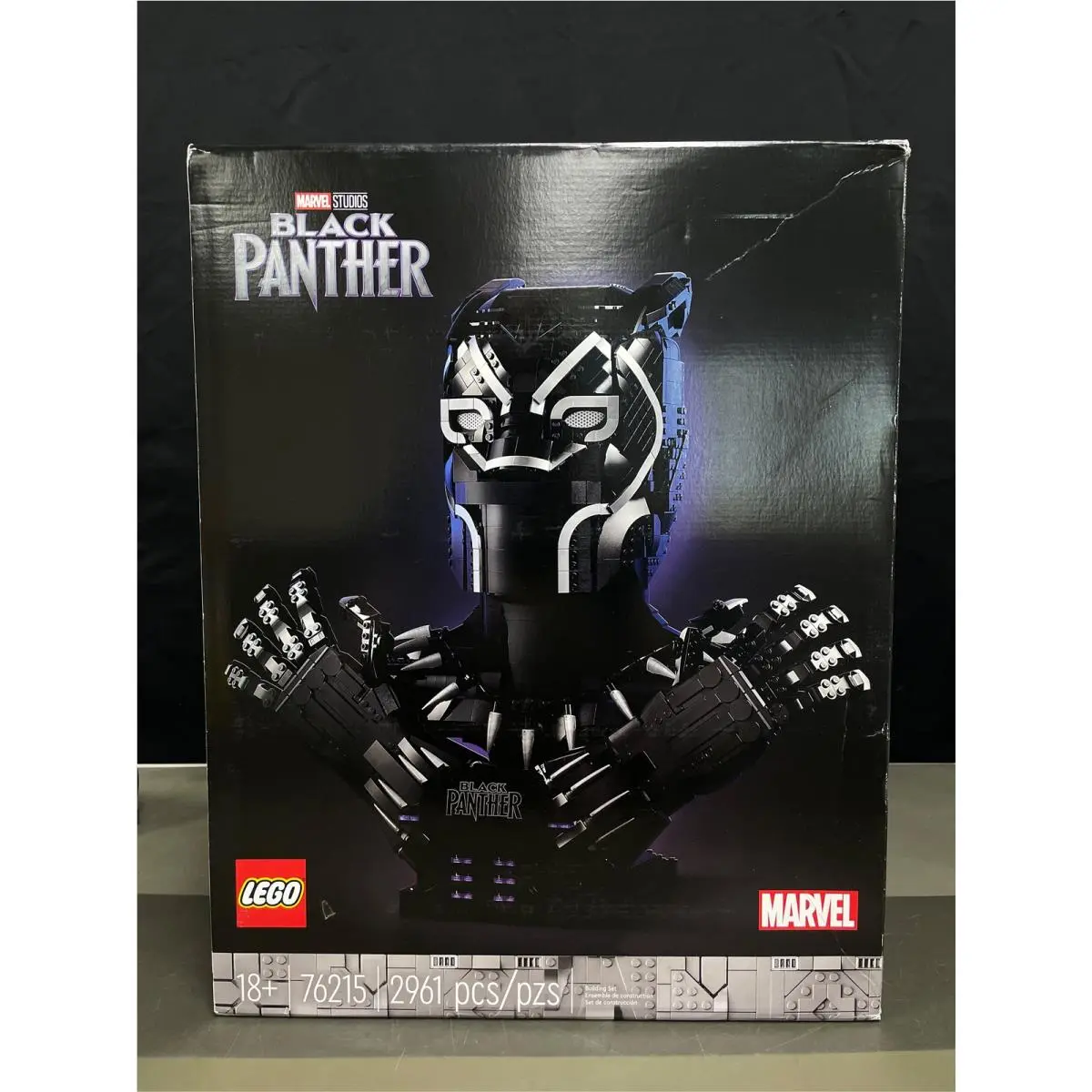 Lego Marvel Black Panther King T’challa Model Building Kit 76215 Collectible W