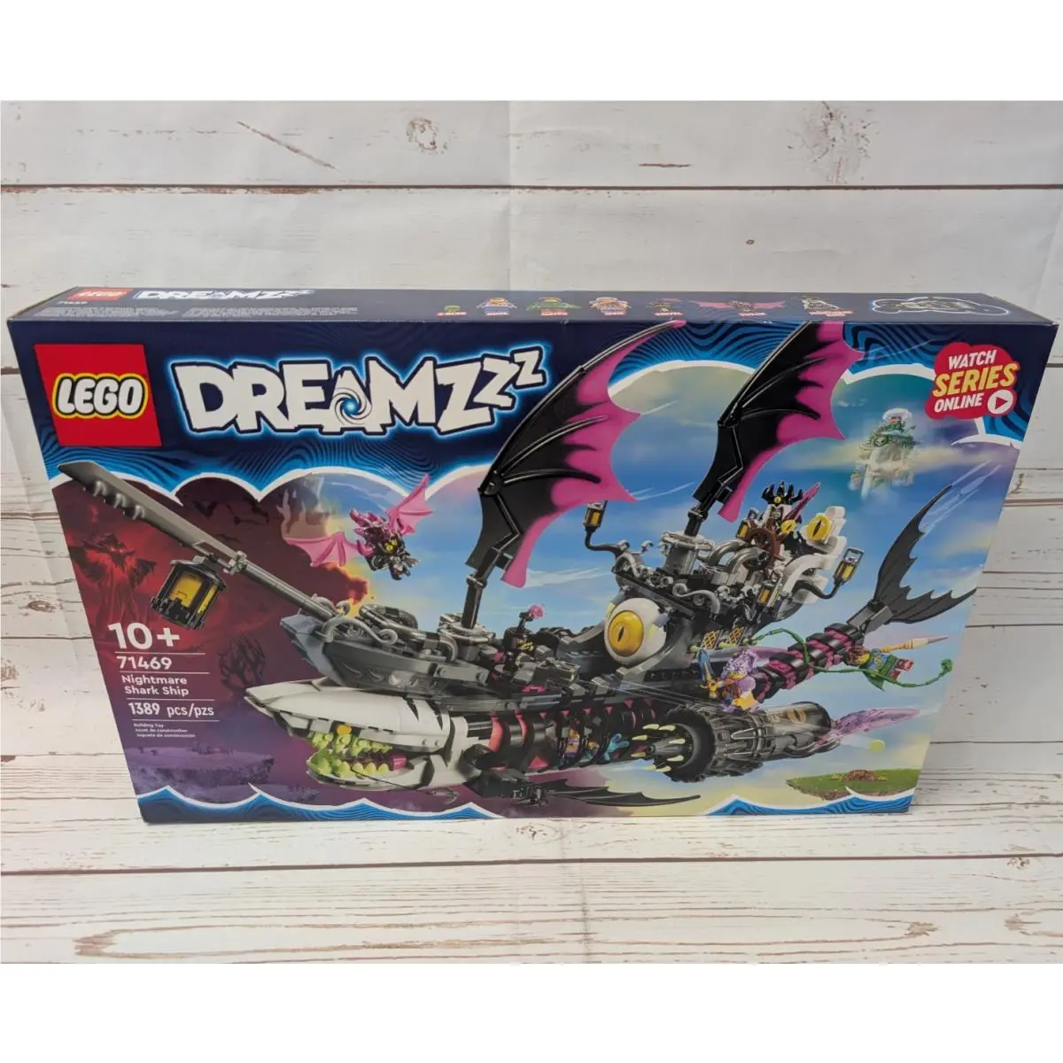 Lego Dreamzzz Nightmare Shark Ship 71469 1389pc