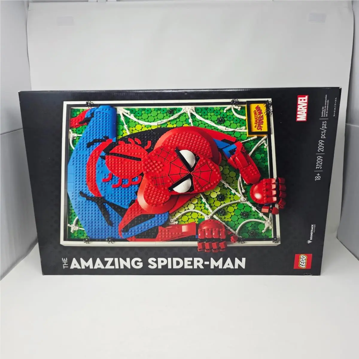 Lego Art 31209 The Amazing Spider-man Marvel Comics 2099 Pcs with Soundtrack