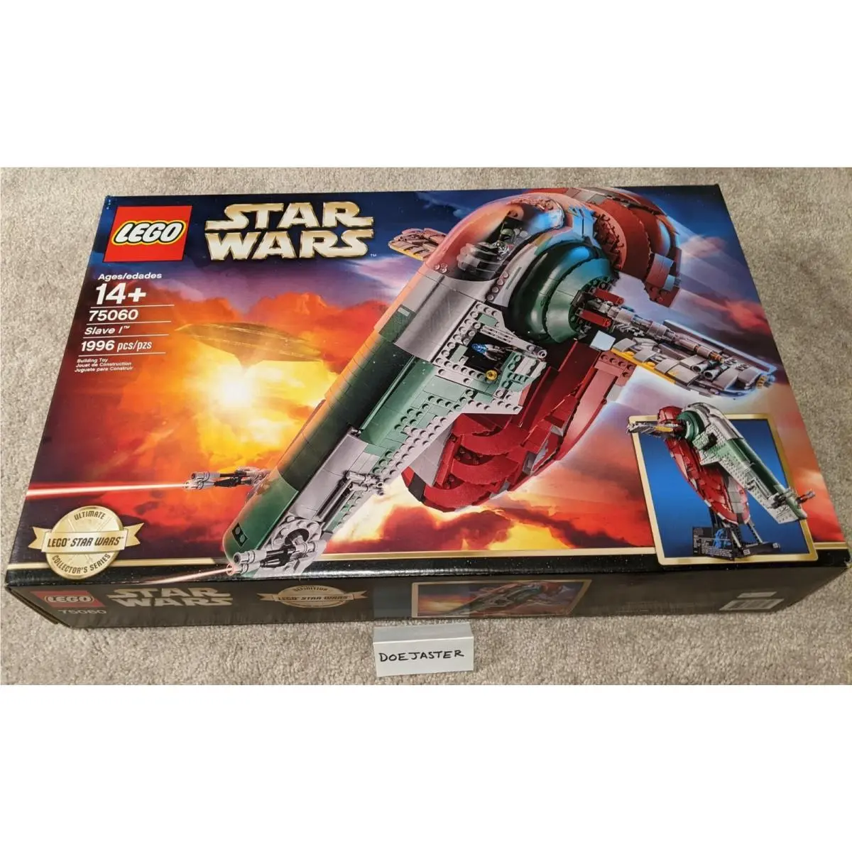 Lego 75060 Slave I - Nib-star Wars- 2015 - Ultimate Collector Series - Boba Fett