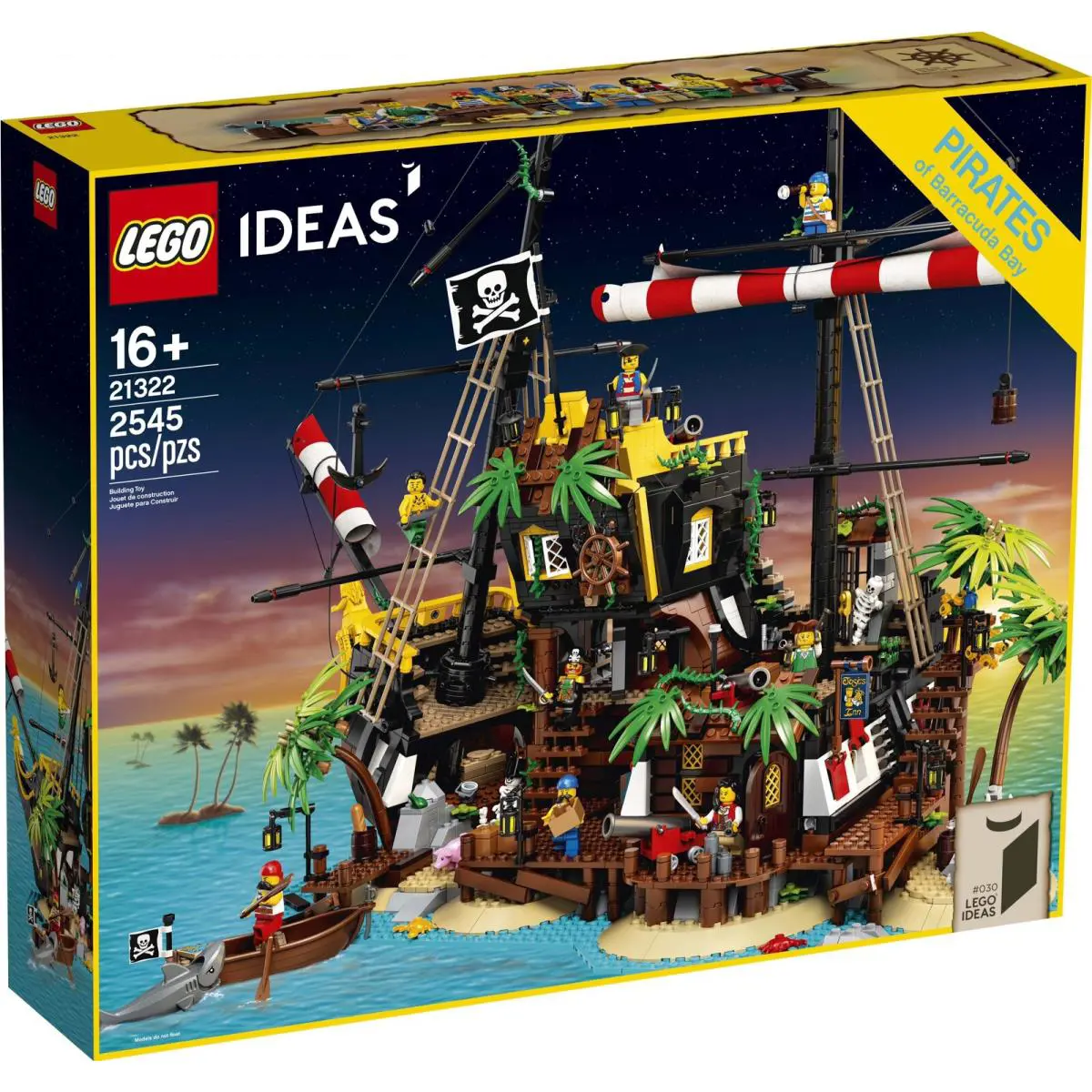 Lego Ideas Pirates of Barracuda Bay Set 21322 - Retired Set