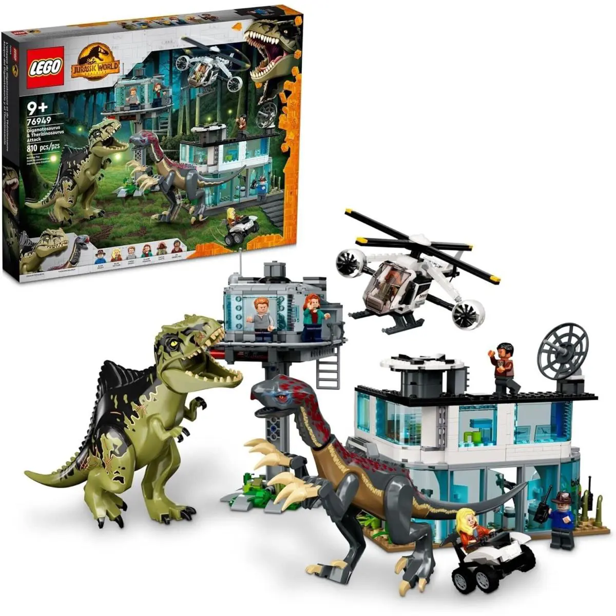 Lego Giganotosaurus Therizinosaurus Attack 76949 Jurassic World Building Set