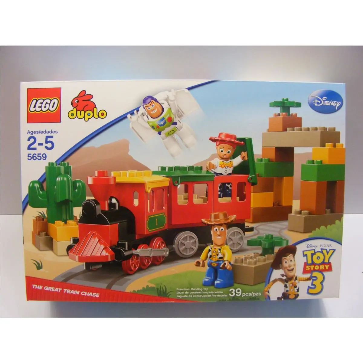 Disney Pixar Lego The Great Train Chase 5659 Buzz Woody Jessie