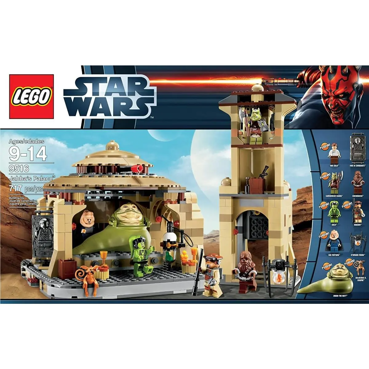 Lego 9516 Star Wars Jabba`s Palace Retired Hard to Find Building Set