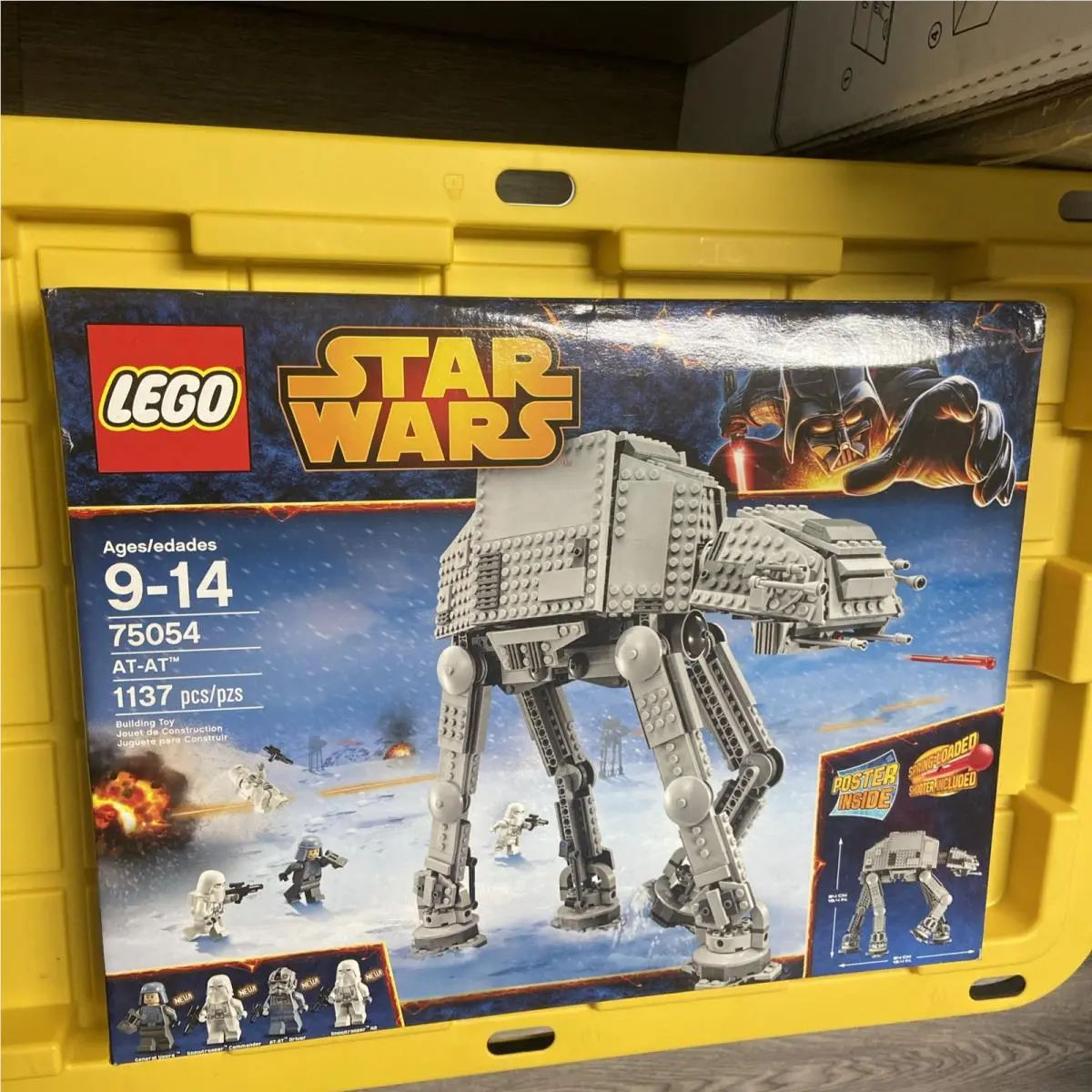 Lego 75054 Star Wars At-at 1137 Pcs Ages 9-14 Rare