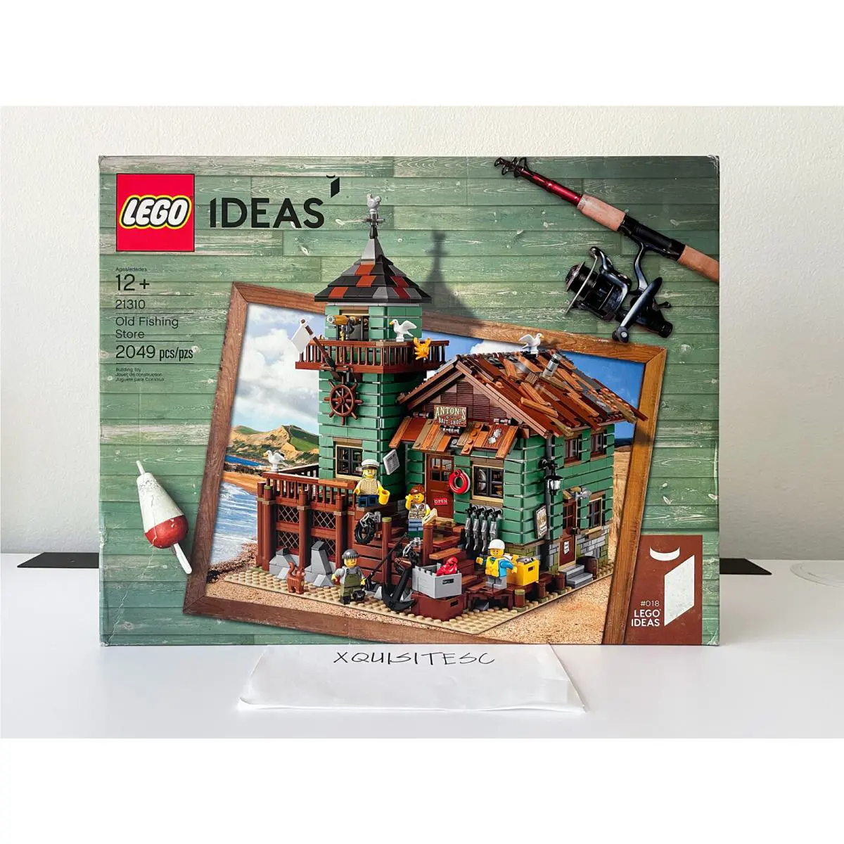 Lego Ideas 21310 Old Fishing Store Retired 2049pcs Box Creases