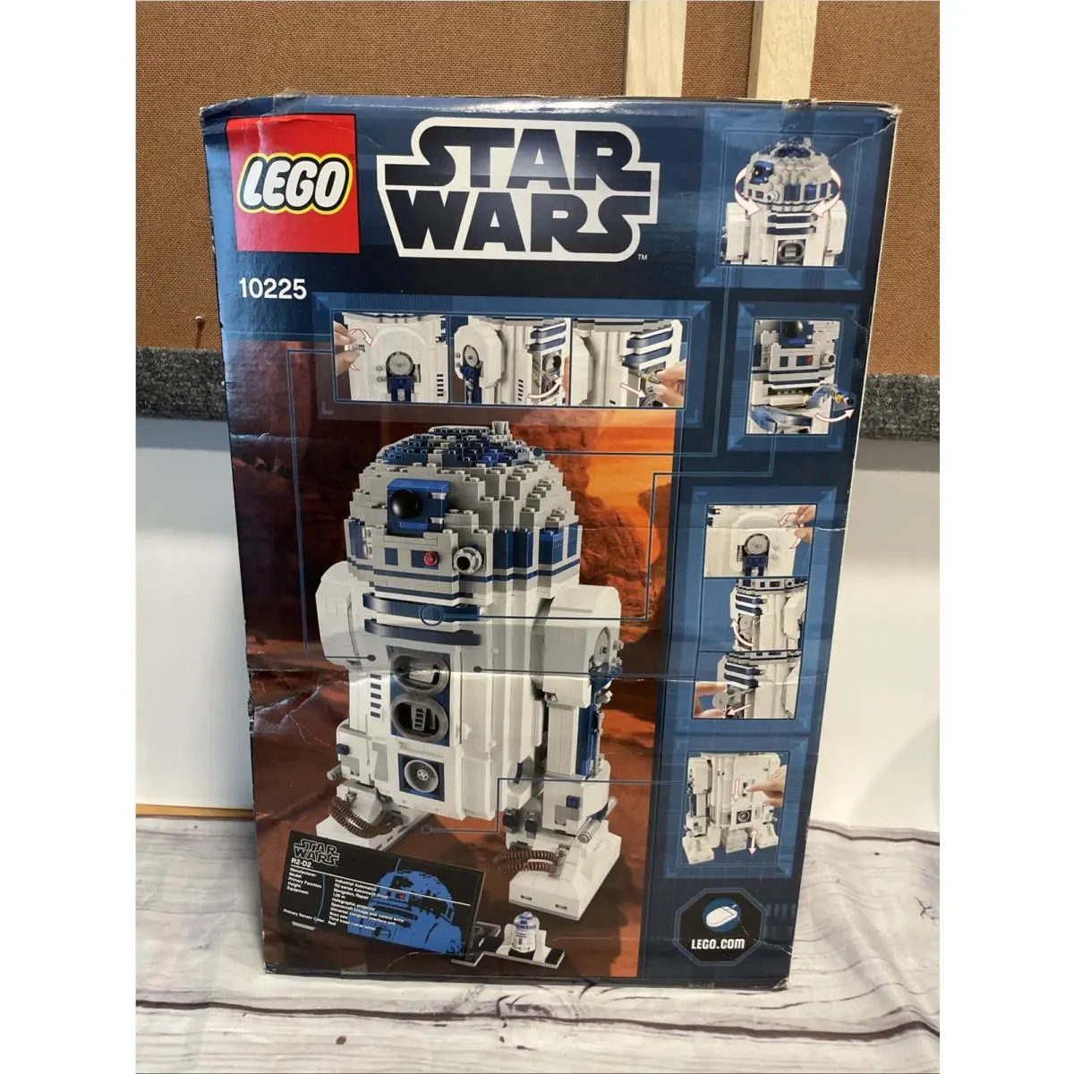 Lego Star Wars R2-D2 Set Number 10225 Box Has Edge Crushing - Old Stock