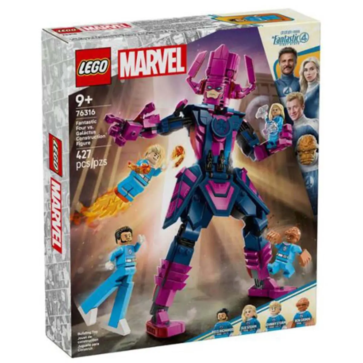Lego Marvel Fantastic Four Verses Galactus Construction Figure Building Set