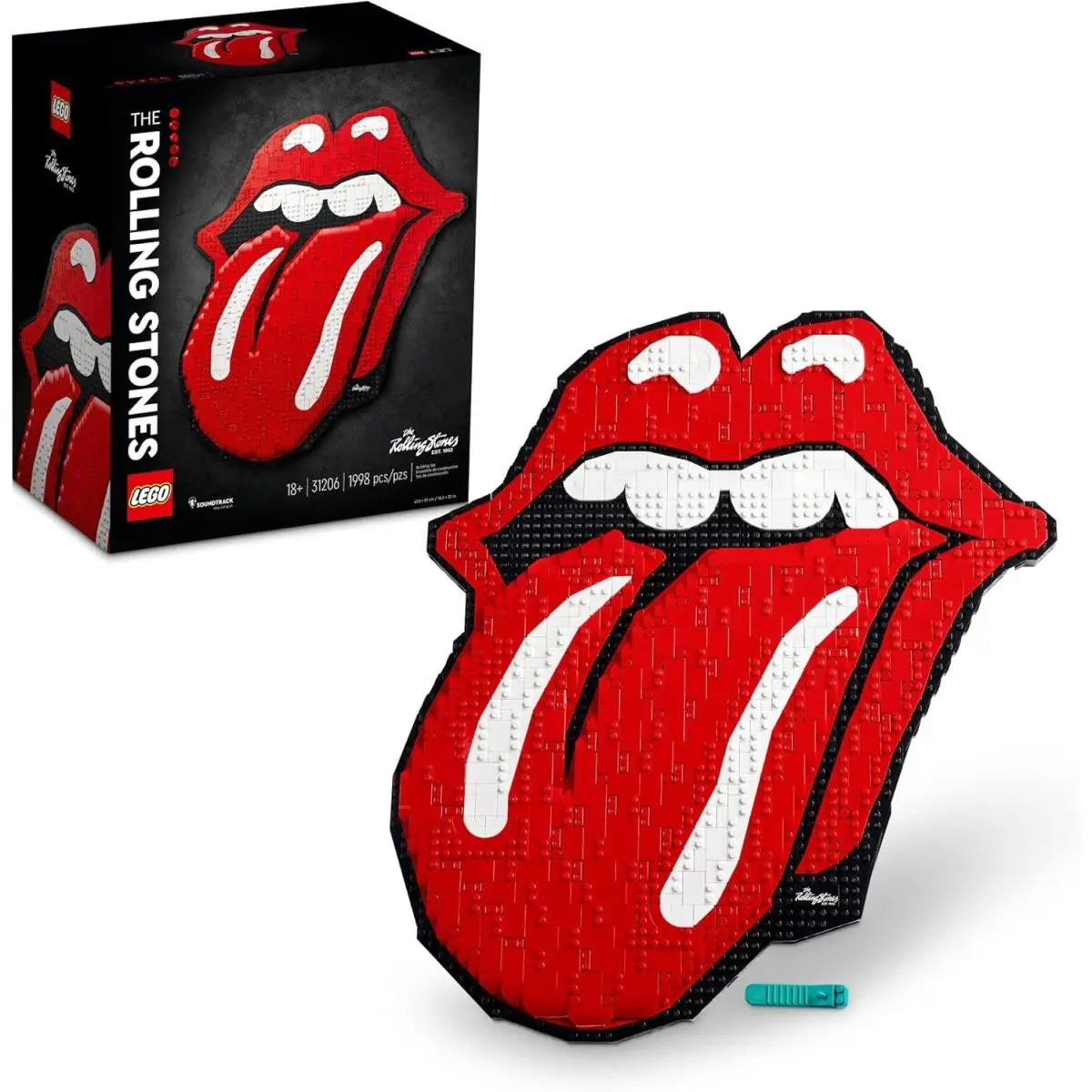 Lego Art The Rolling Stones 31206 Building Kit 1998 Pcs In Hand
