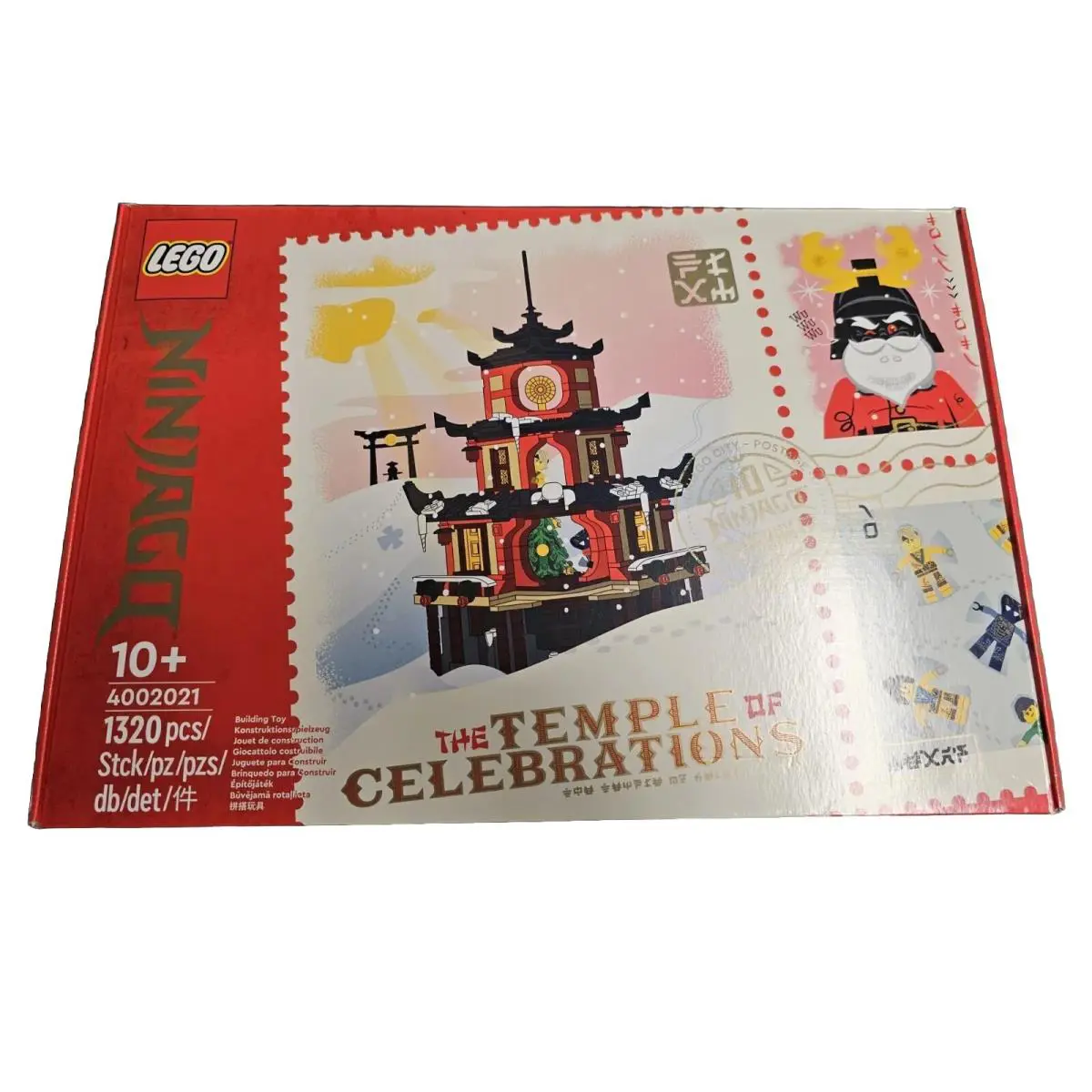 Lego 4002021 Ninjago Temple of Celebrations with Employee Card Great Gift