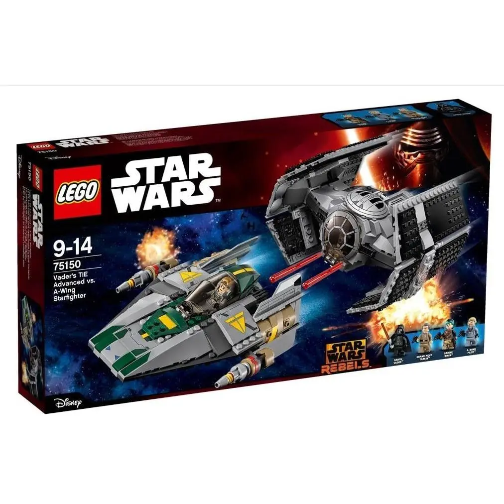 ⭐lego Star Wars Vader`s Tie Advanced Vs. A-wing Starfighter 75150 Retired⭐
