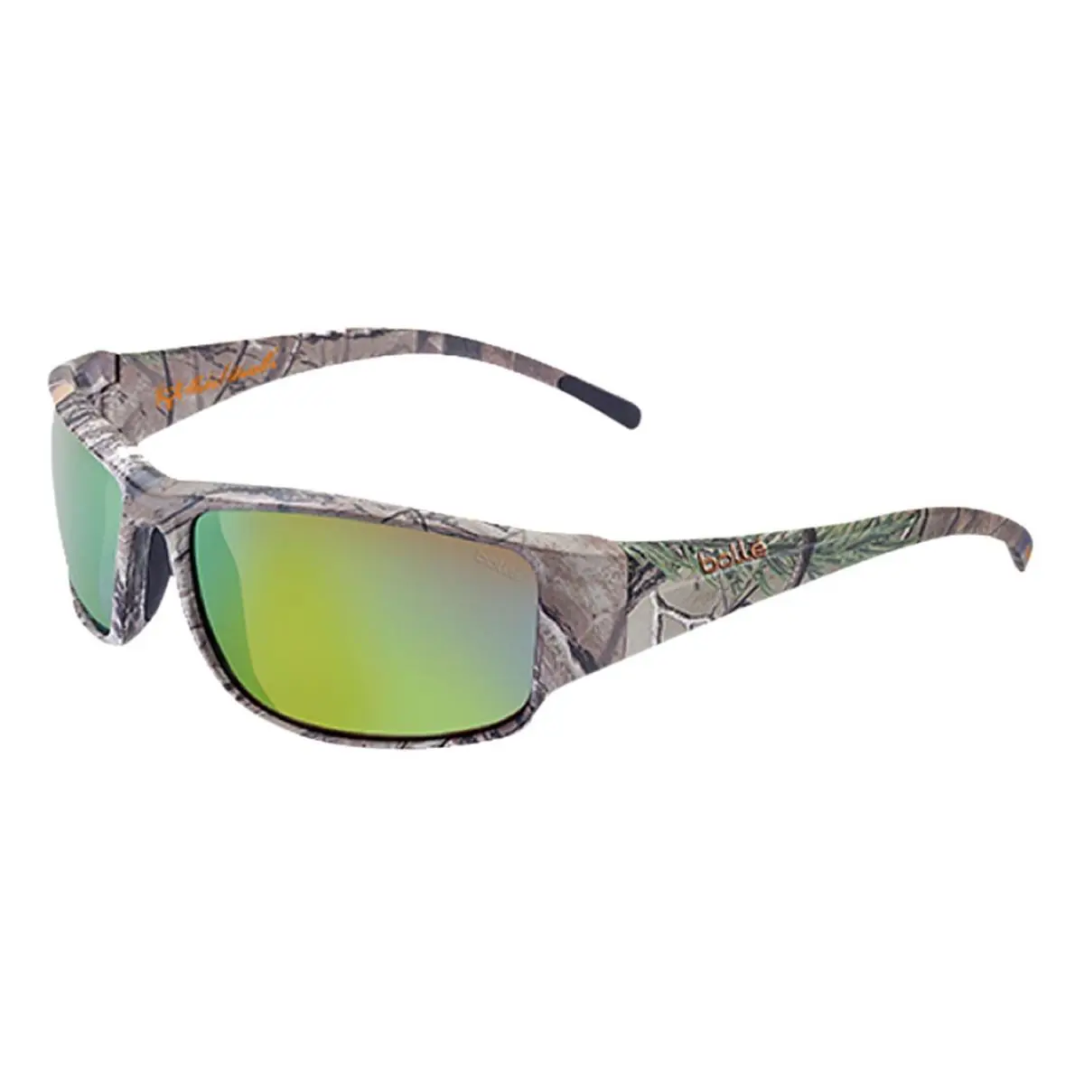 Bolle Sunglasses Keelback Tree Camo Oleo Polarized Emerald Lens 12040