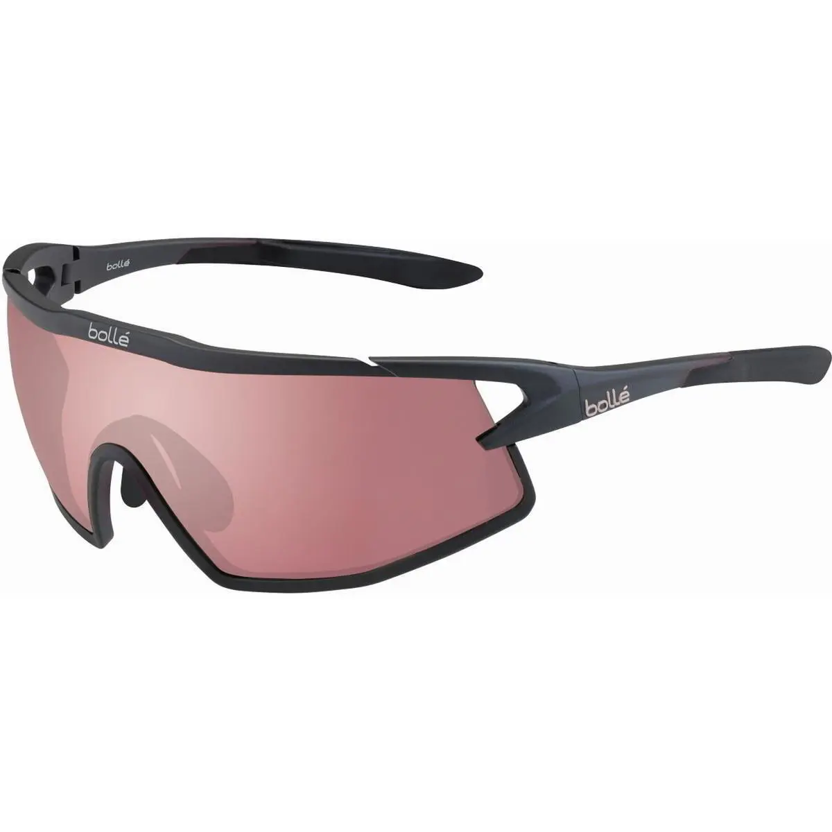 B-rock Sunglasses Matte Black Phantom Vermillon Gun by Bolle