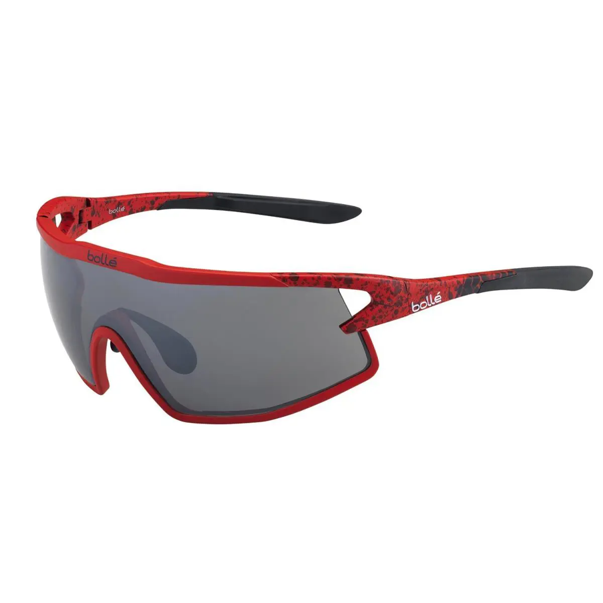 B-rock Sunglasses Matte Red Black/tns Gun Oleo AF 12153 by Bolle