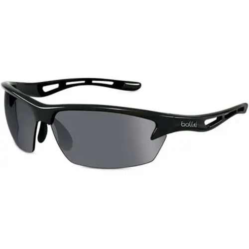 Bolt Shiny Black / HD Polarized Tns True Neutral Smoke Sunglasses 11867 by Bolle