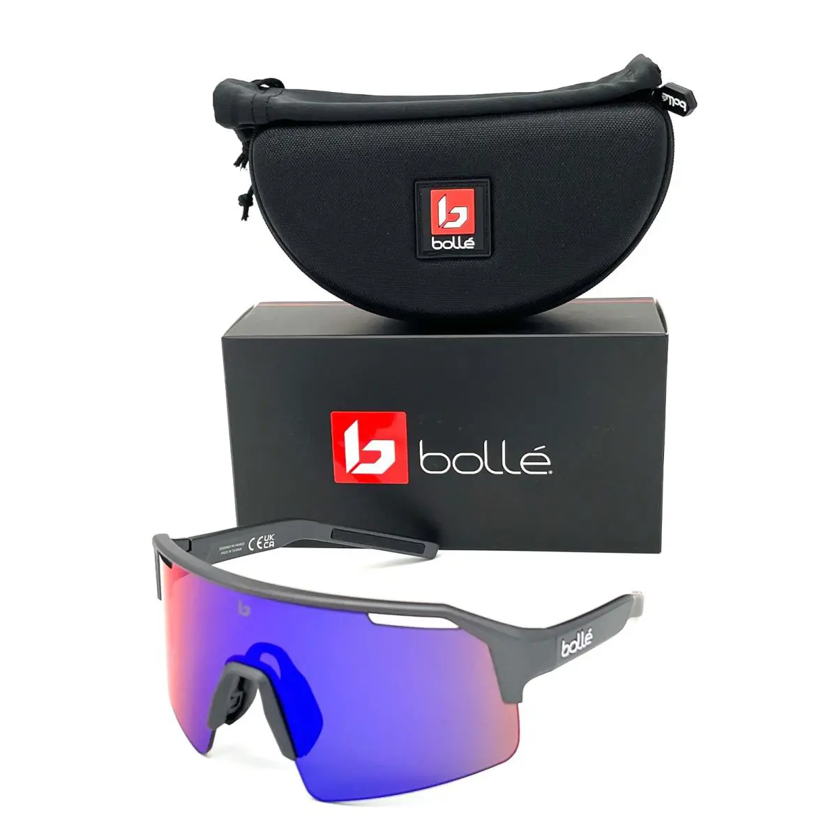 C-shifter Titanium Matte / Volt Ultraviolet 140mm Sunglasses by Bolle