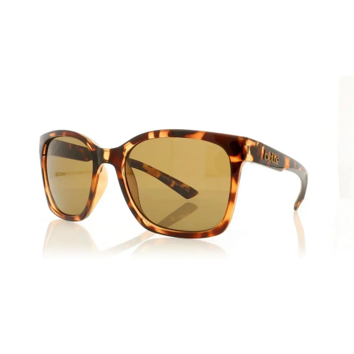 Ada Sunglasses Tortoise Shiny Brown Polarized by Bolle