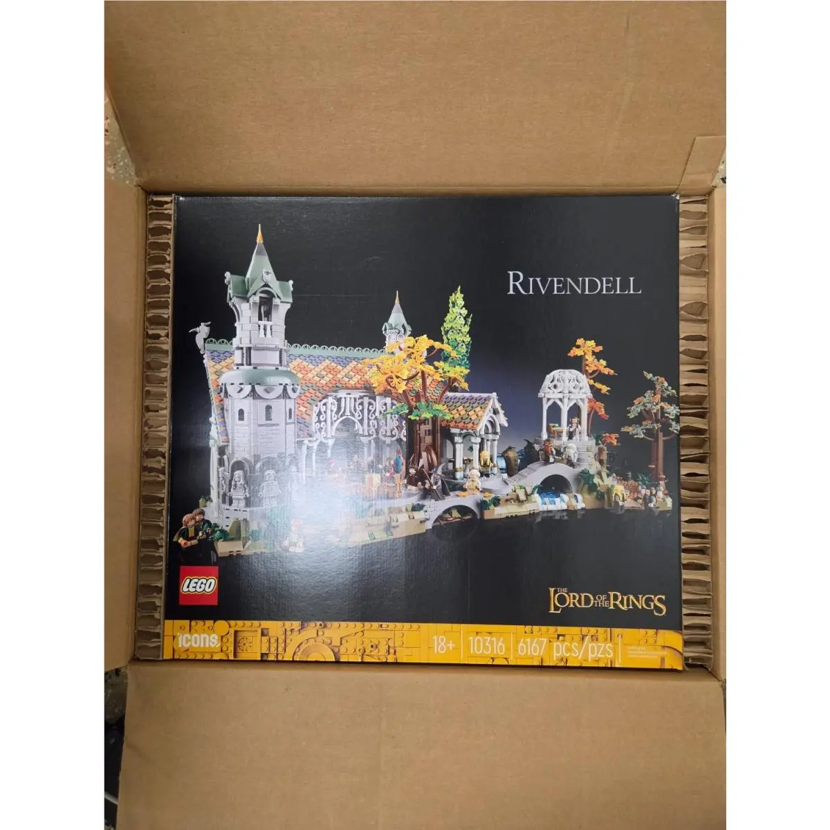 Lego 10316 Rivendell Building Set Lord of The Rings Collectible Icons Series