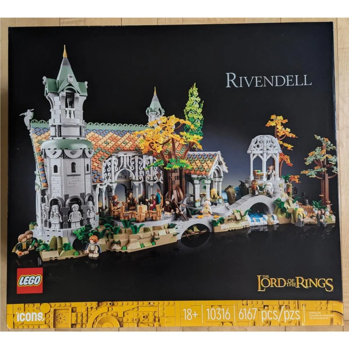 Lego Icons: The Lord of The Rings: Rivendell 10316 in bo