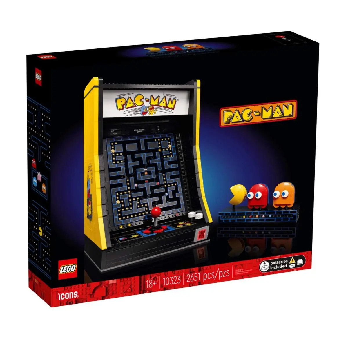 Lego 10323 Pac-man Arcade Machine Retired Fast Safe Shipping