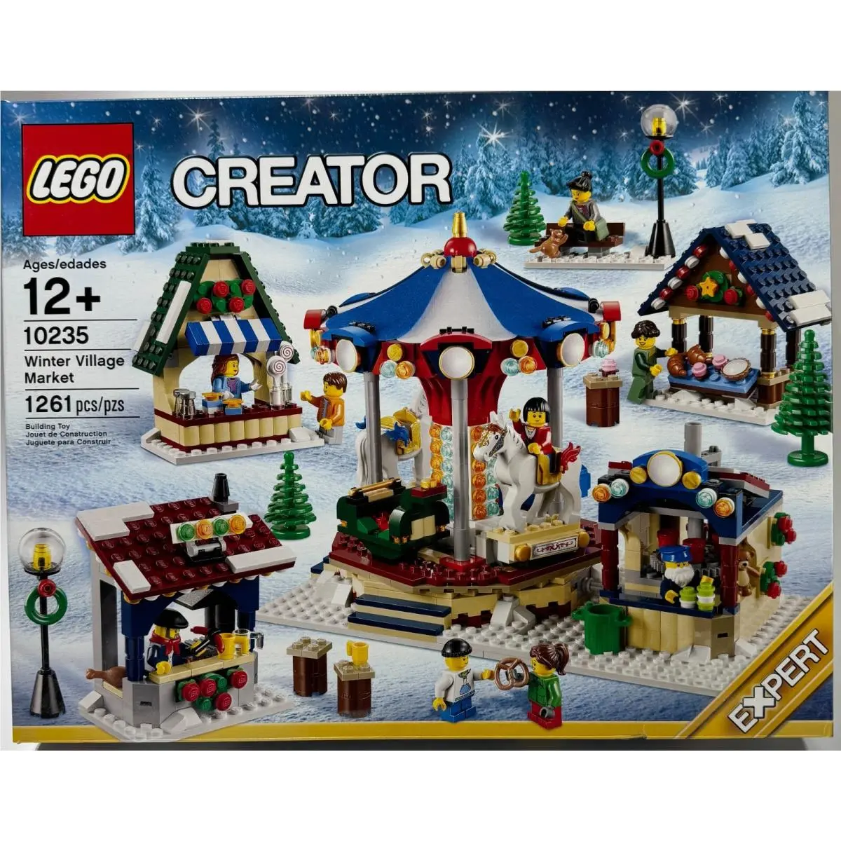 Lego 10235 Creator Christmas Winter Village Market 1 261 Pieces