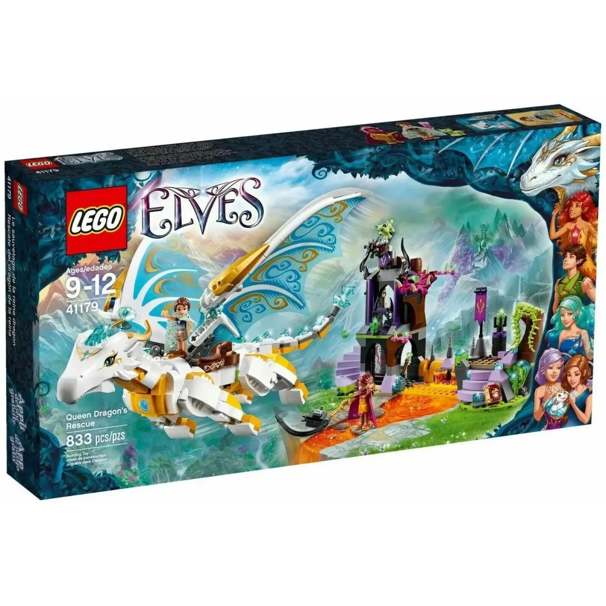 Lego Elves 41179 Queen Dragon`s Rescue Retired Set IN Box
