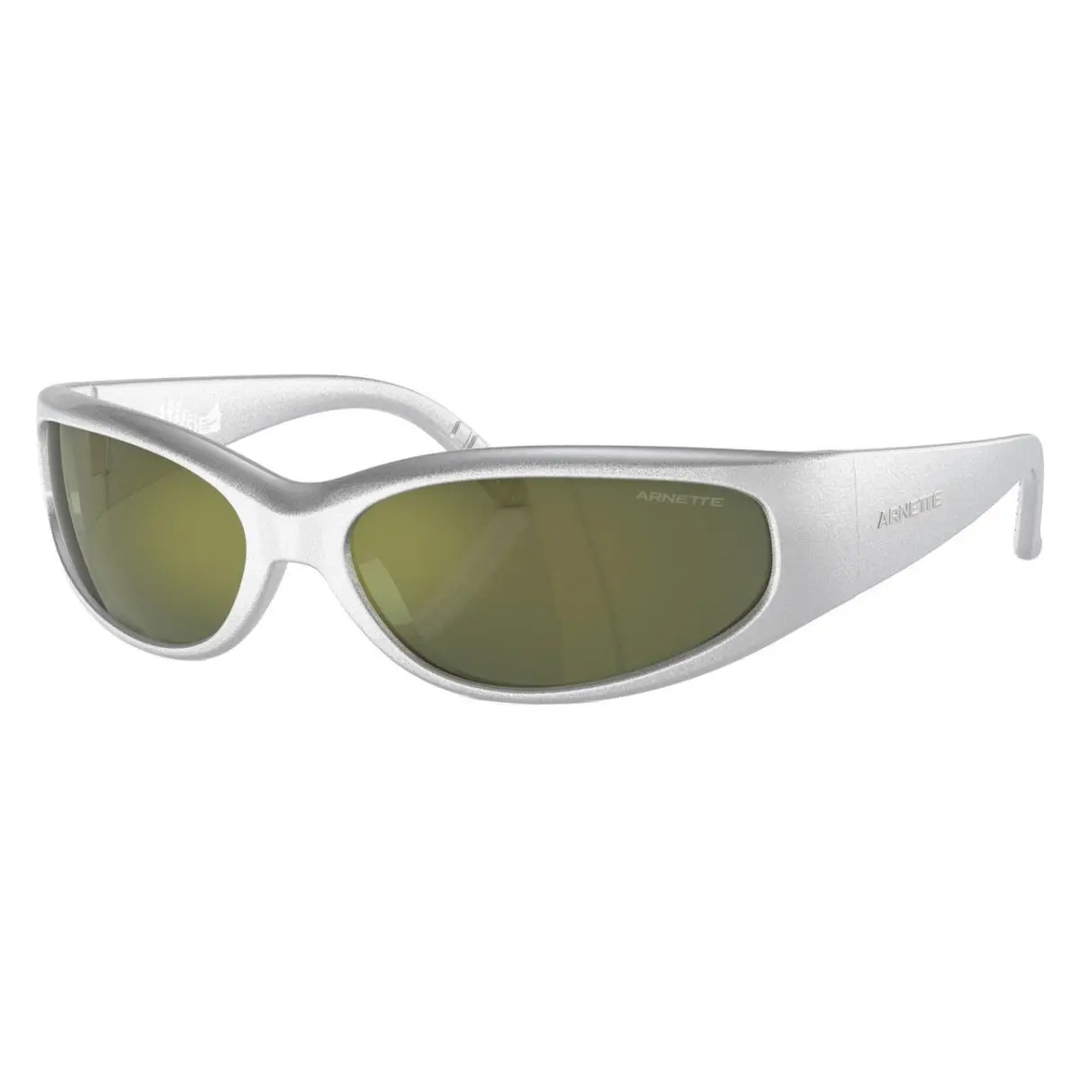 Arnette Man Sunglasses AN4302 28676R 62mm Silver - Green Mirror Lens