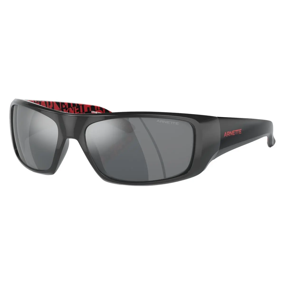 Man Sunglasses AN4182 29156G 62mm Grey - Grey Mirror Black Lens by Arnette