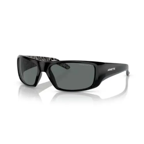 Man Sunglasses AN4182 214981 62mm Black - Polarized Grey Lens by Arnette