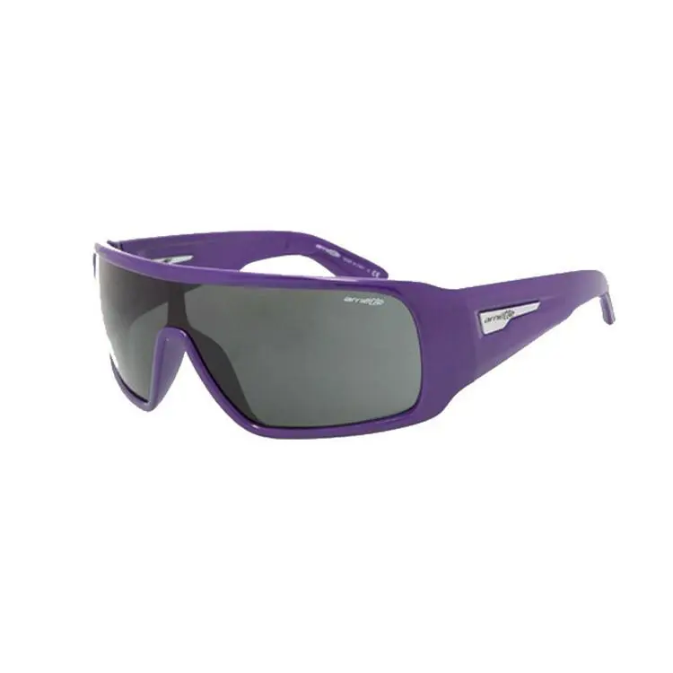 Barn Burner Italian Sunglasses AN4133 2028/87 Violet Frame Grey Lens by Arnette