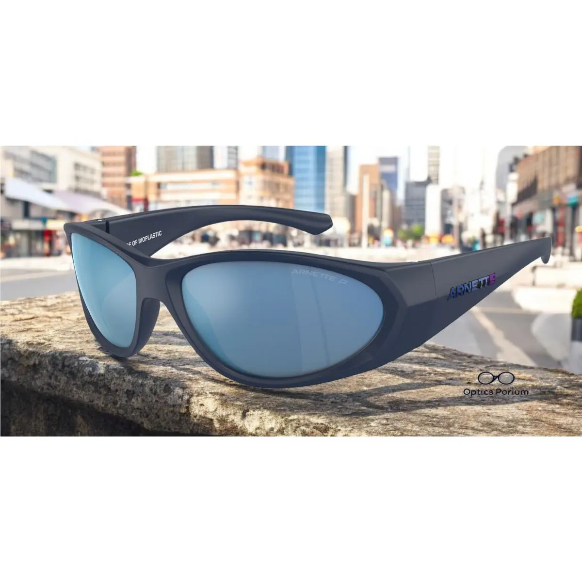 Arnette AN4342 275922 Ilum 2 Matt Dk Blue Grey Mir Polarized 62 Men`s Sunglasses
