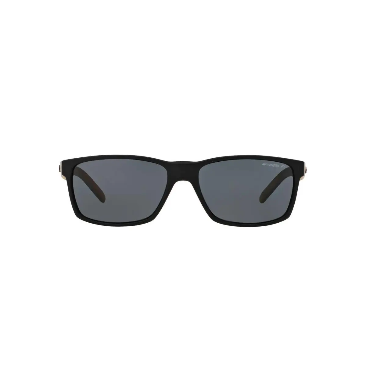 Mens AN4185 Slickster Rectangular Sunglasses Fuzzy Black/grey by Arnette