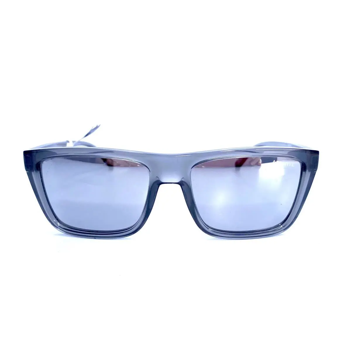 Arnette Rectangular Gray Clear Mirror Lenses Sunglasses Deep Ellum 55 17 145