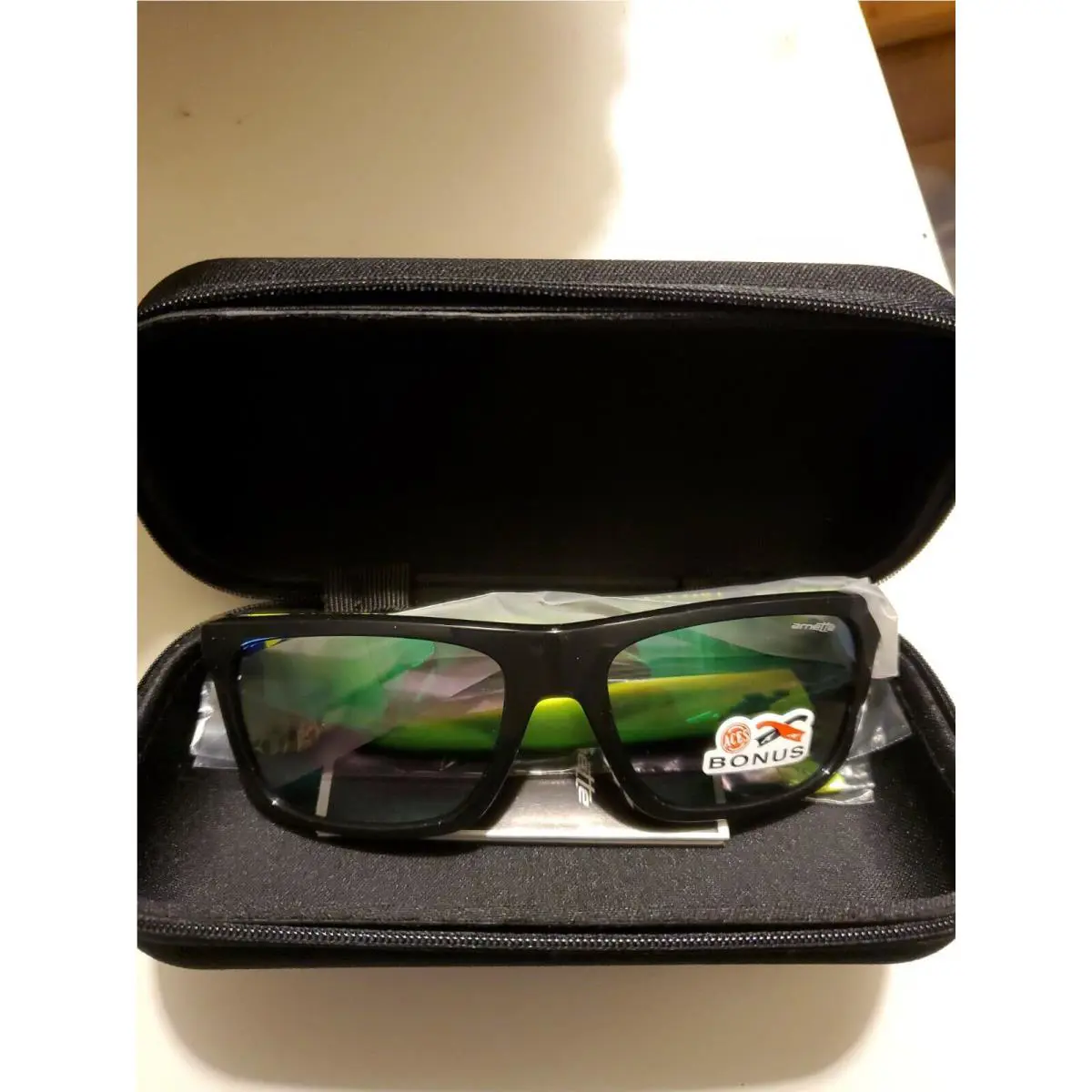 Arnette AN 4176 2206/3R Dropout - Black/green by Arnette For Men - 58-18-135