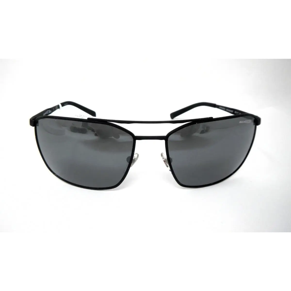 Arnette Maboneng 3080-696/6G 62/17 Black Frame Gray Mirror Lens Sunglasses