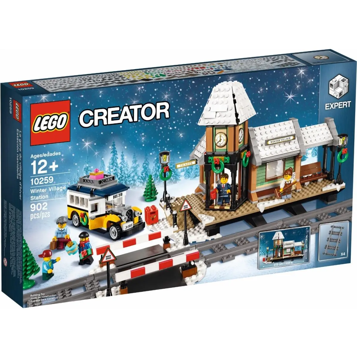 Lego Seasonal 10259 Winter Village Station Christmas Retired Building Set