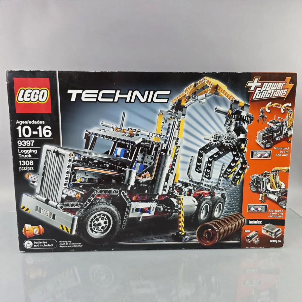 Lego 9397 Technic Logging Truck Power Functions Retired Read