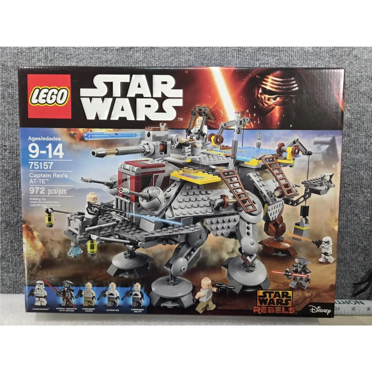2016 Lego 75157 Star Wars Rebels Captain Rex’s At-te Rare Minifigures