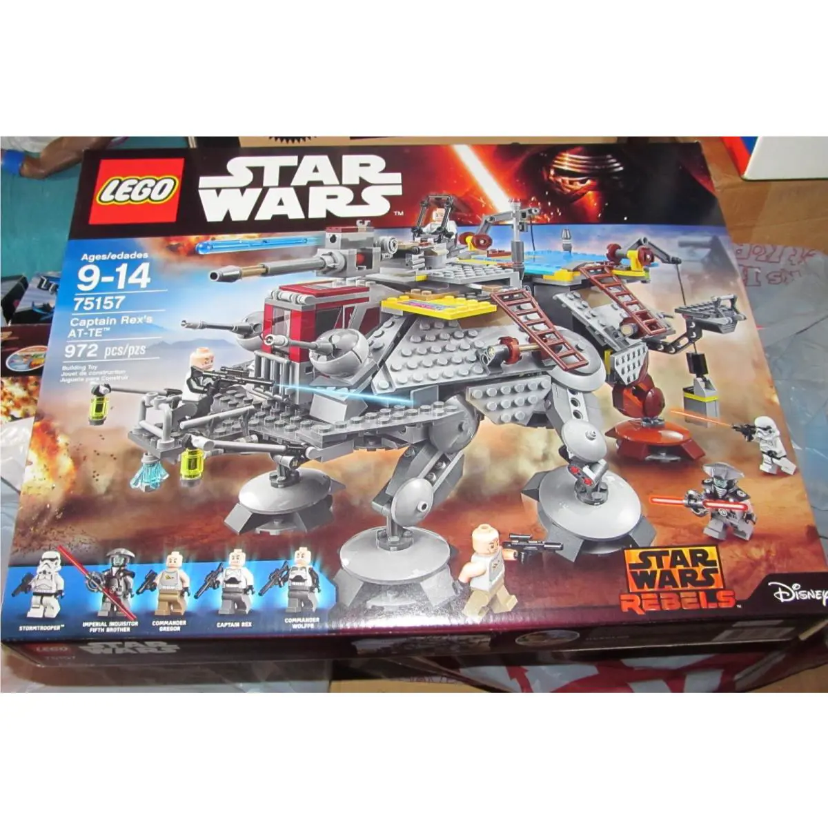 Lego Star Wars Rebels Captain Rex`s At-te 75157 972 Pieces Ret