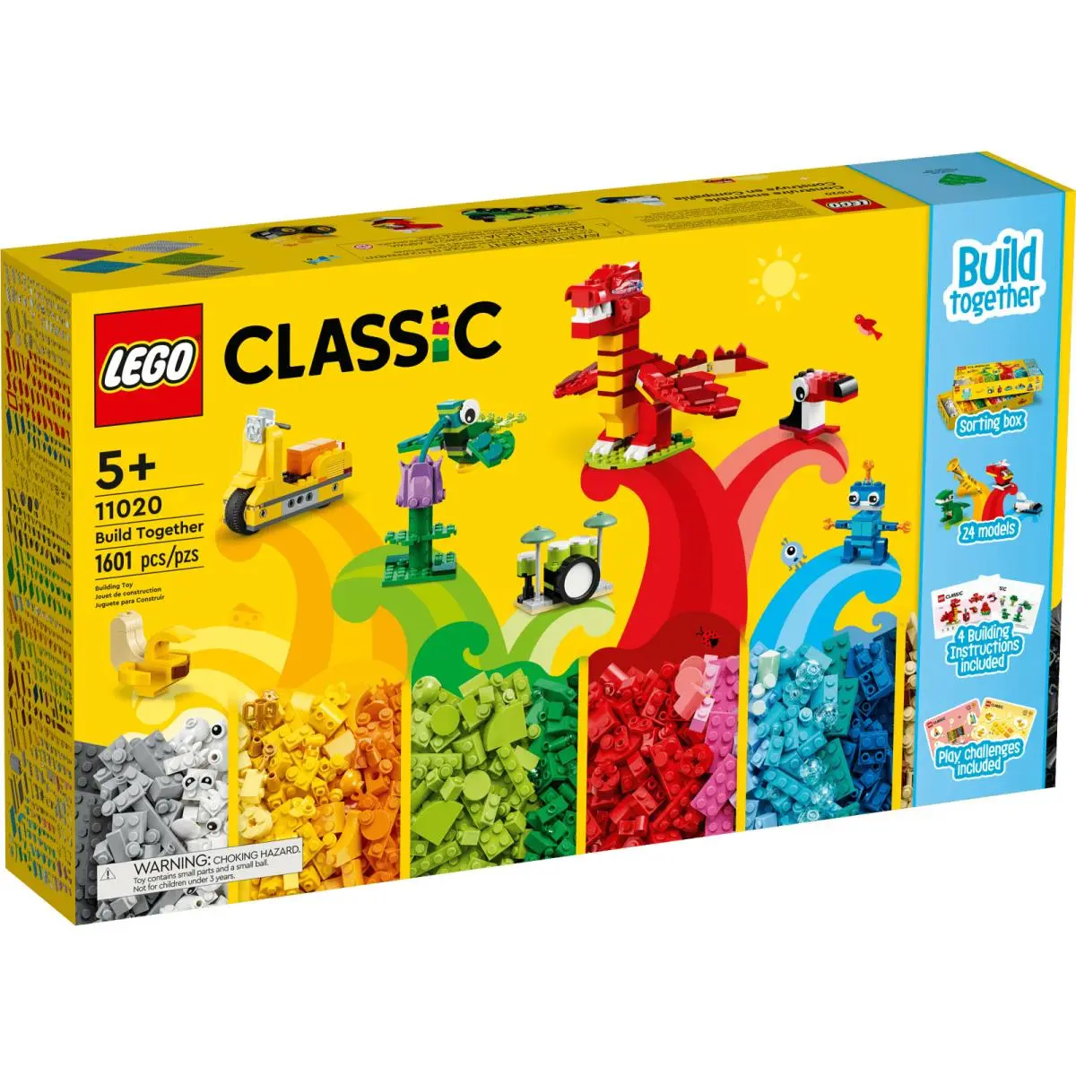 Lego Classic: Build Together 11020 1601 Pieces 24 Models