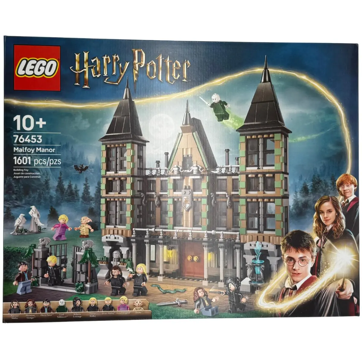 Lego 76453 Harry Potter Malfoy Manor Building Toy Set 1601 Pieces For Kids 10+