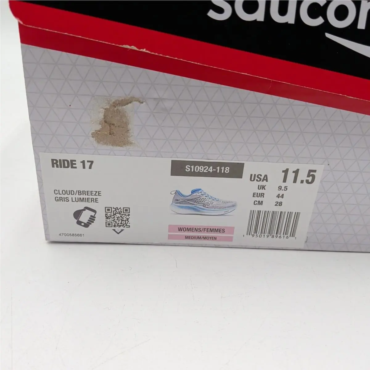 Saucony shoes - Saucony Ride 17 - Ride - S10924-118 - Gray 1