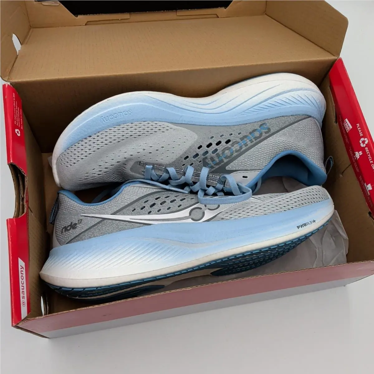 Saucony shoes - Saucony Ride 17 - Ride - S10924-118 - Gray 6