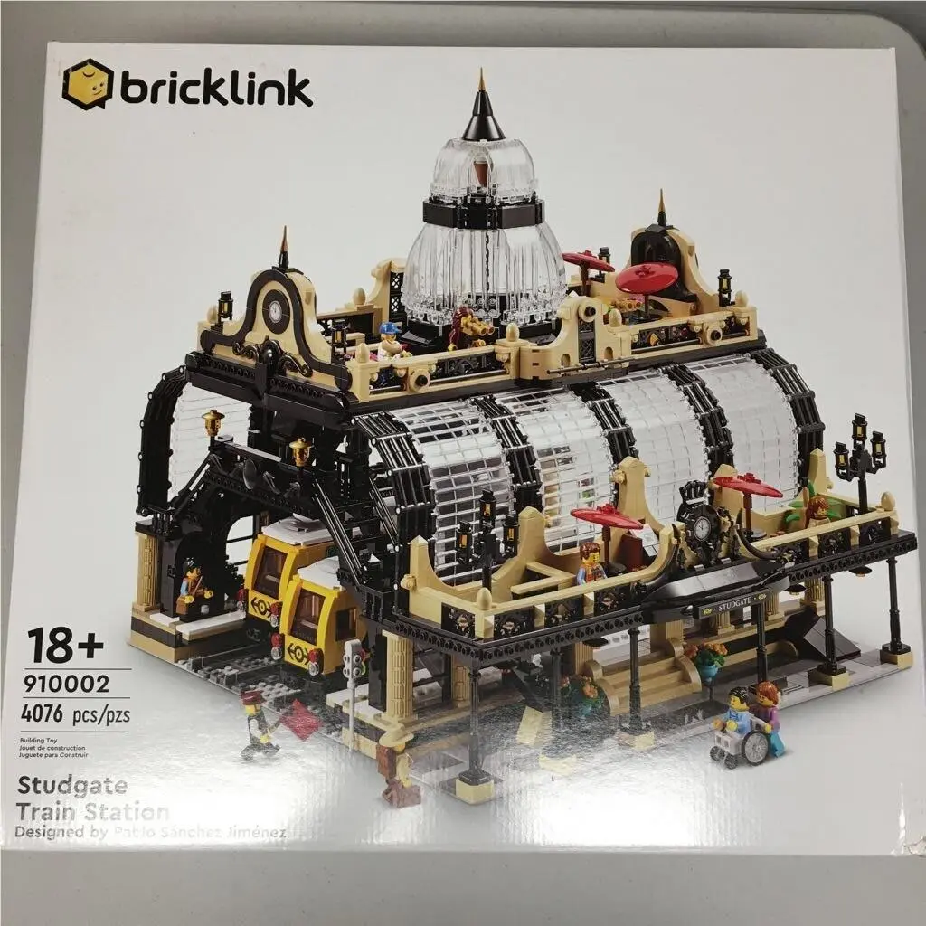 Lego Bricklink Studgate Train Station Building Toy Limited Edition 910002