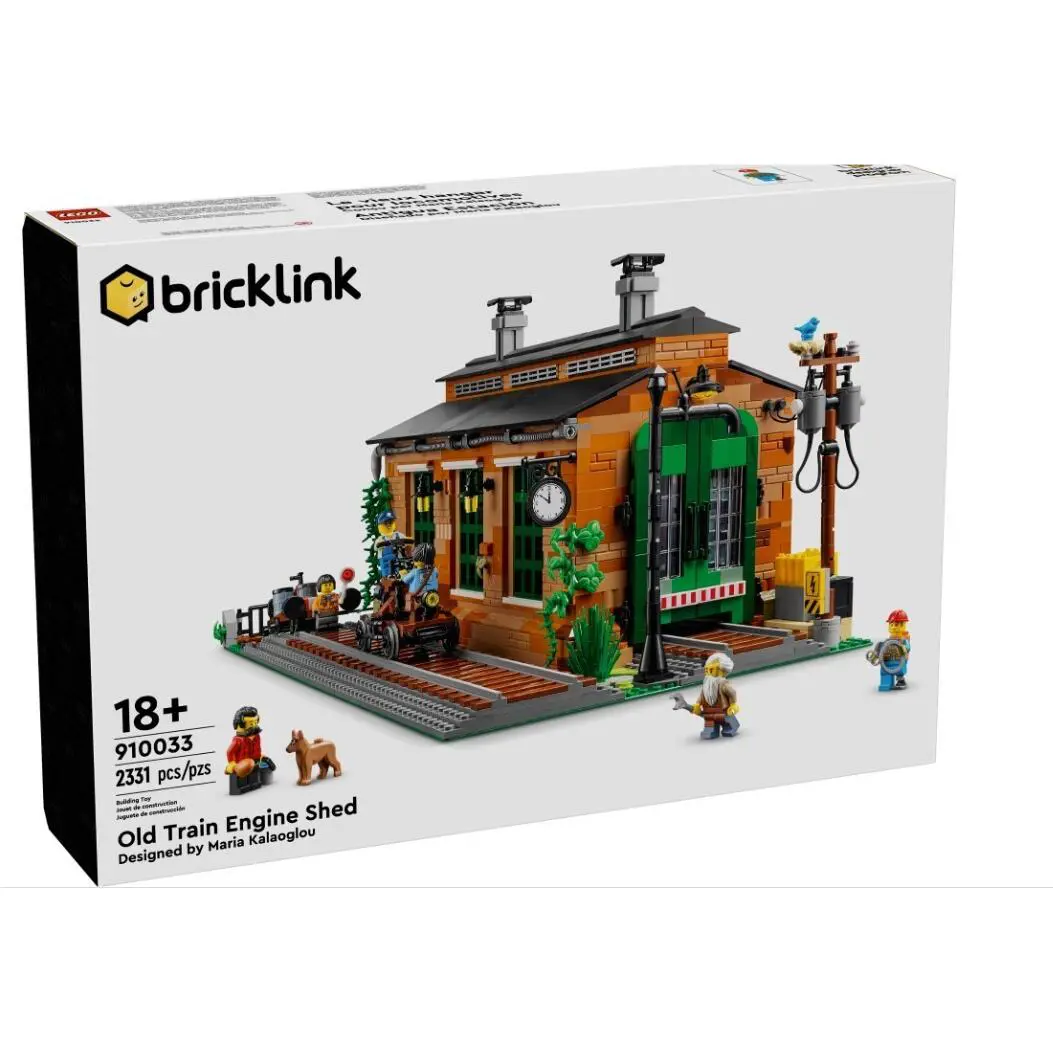 Lego Bricklink Designer Program 910033 Old Train Engine Shed