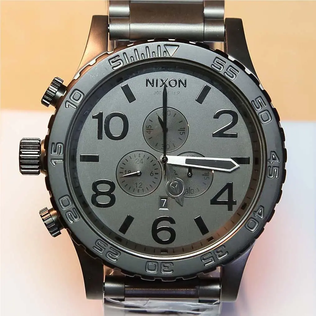 Watch Mens 51-30 Chrono Gunmetal A0831062 Gift by Nixon