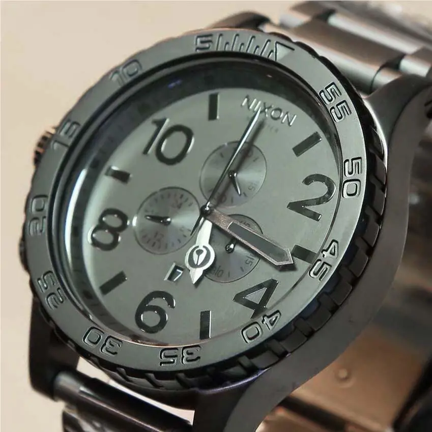 Nixon Watch Mens 51-30 Chrono Gunmetal A0831062 Gift