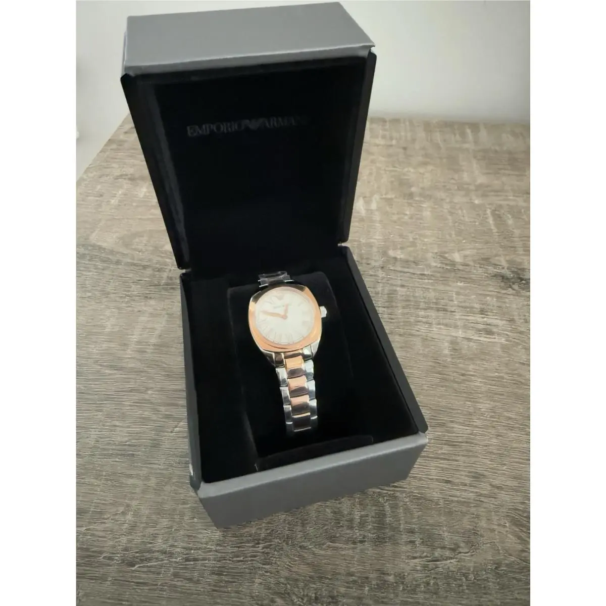 Women`s Two-hand Two-tone Steel Watch AR1952 by Emporio Armani