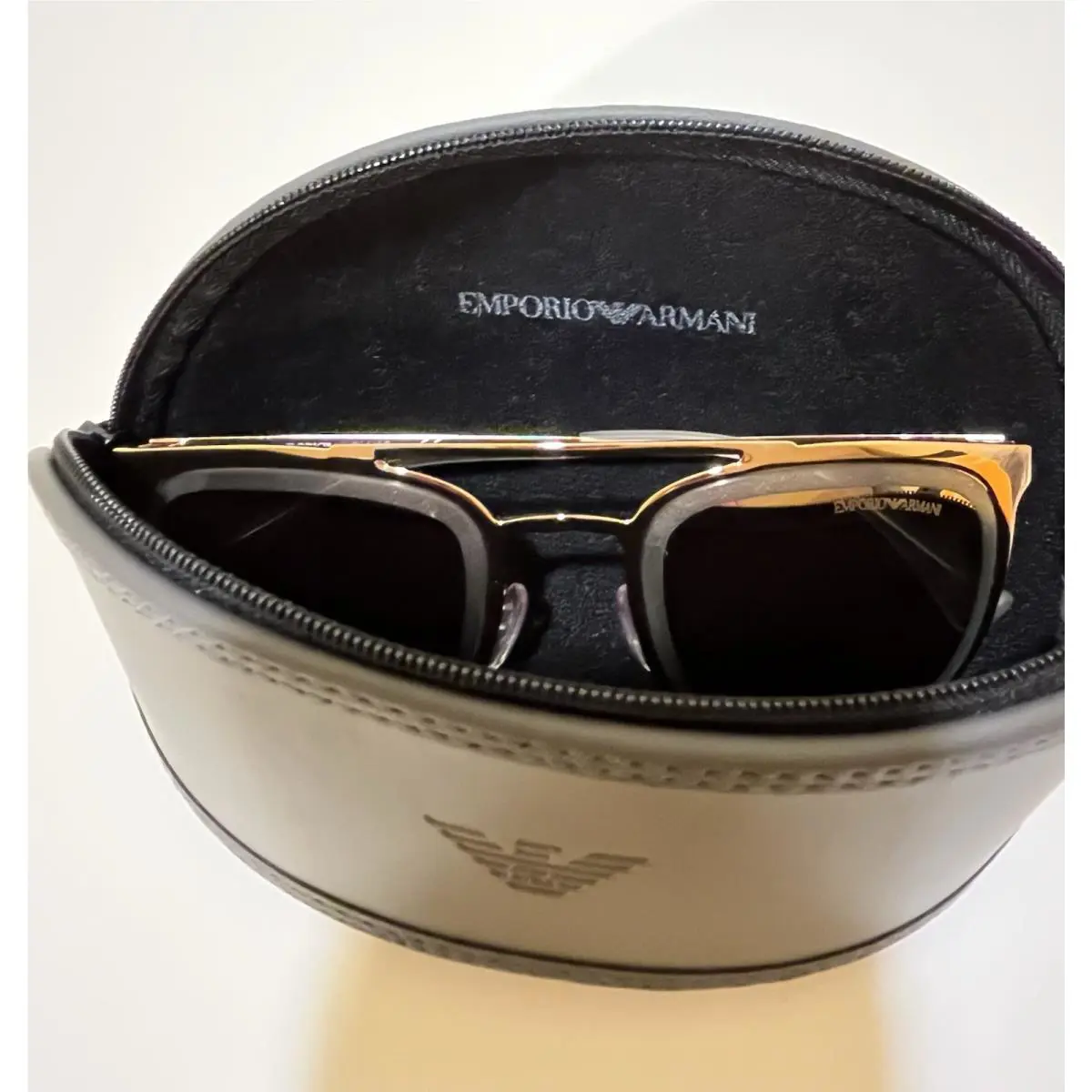 Emporio Armani Emporio Armani 0EA2069 32194Z Metal Square Sunglasses